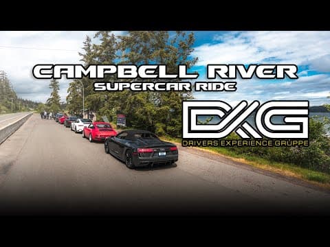 Supercar Road Trip to Campbell River and Nanaimo in 4K