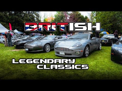 British Classic Car Show in Vancouver in 4K