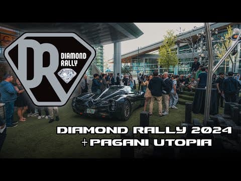 Diamond Rally 2024 and the Pagani Utopia in 4K